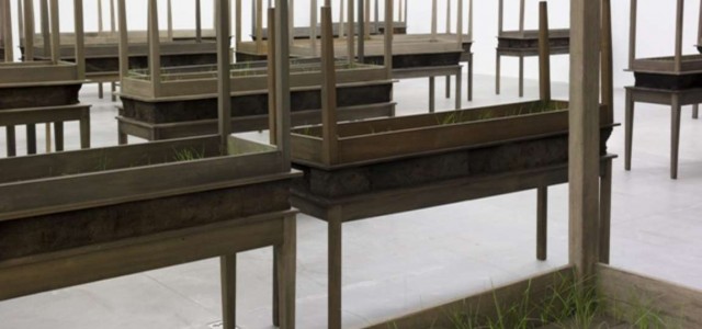 Doris Salcedo is a Columbian-born sculptor who rose to prominence in the mid 1990’s. Her works, centered around the theme of political violence and often site-specific, are created with repeated...